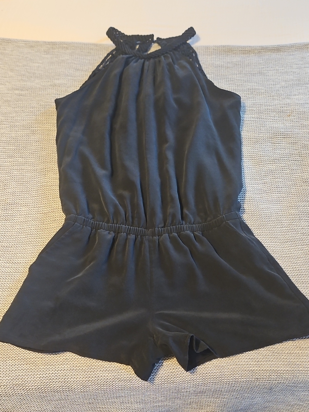 Joie - Black Halter-Neck Women's  Romper - Size Small